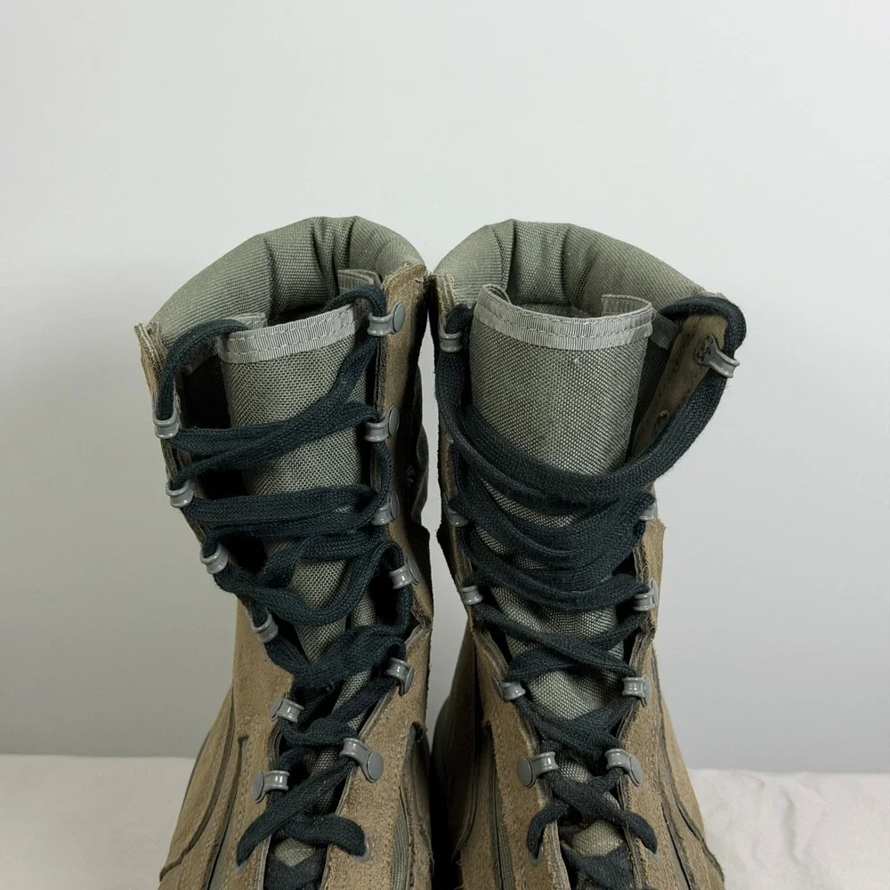 Belleville 600 ST Mens Green Steel Toe Military Combat Boots Size 13 R USA